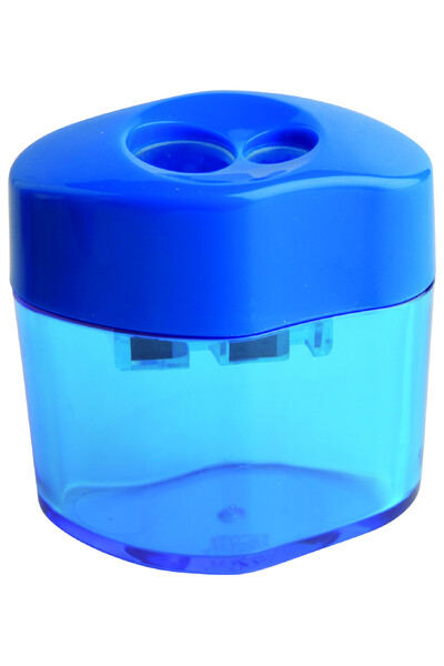 Faber-Castell Sharpener - Plastic Double: Junior Grip with Canister (Single)