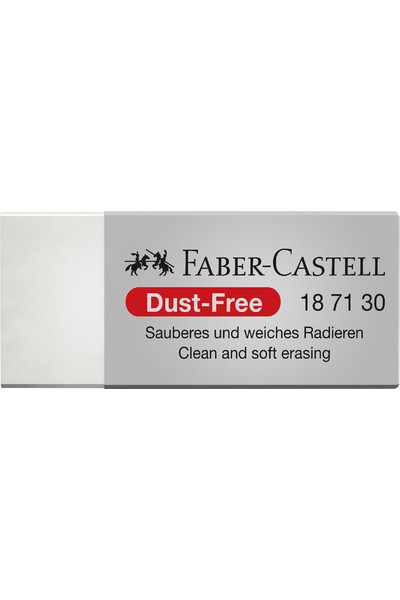 Faber-Castell Erasers - Medium Dust Free with Sleeve: White (Box of 360)