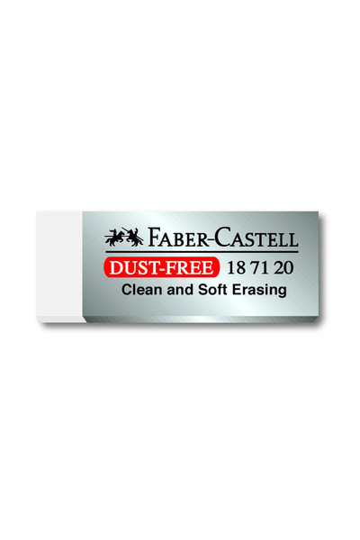 Faber-Castell Erasers - Pencil Dust Free 187120 (Pack of 20)
