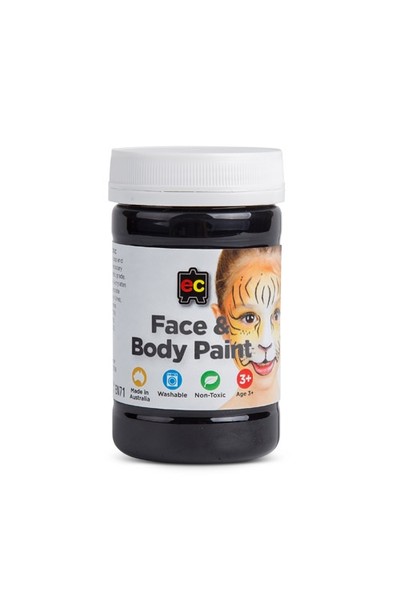 Face and Body Paint 175ml - Black