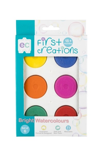 Bright Watercolours - Set of 6