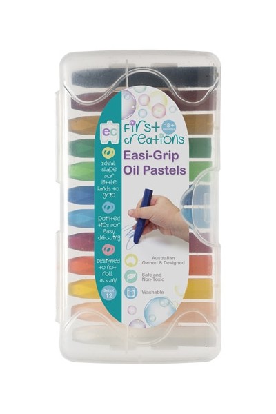 Easi-Grip Oil Pastels - Set of 12