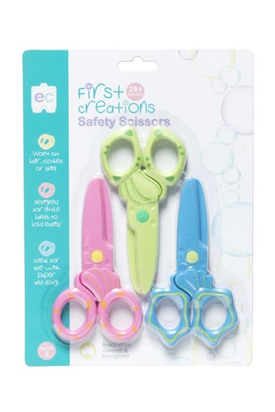 Safety Scissors – Set of 3