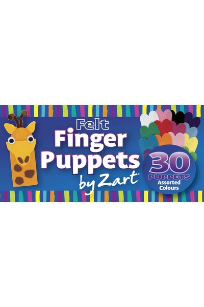 Felt Finger Puppets - Pack of 30