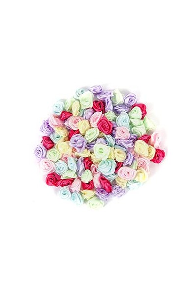 Little Fabric Rosettes - 15mm (Pack of 100)