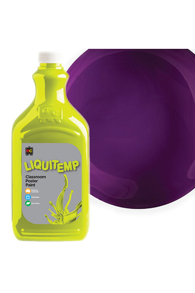 Liquitemp Fluorescent Poster Paint 2L - Purple