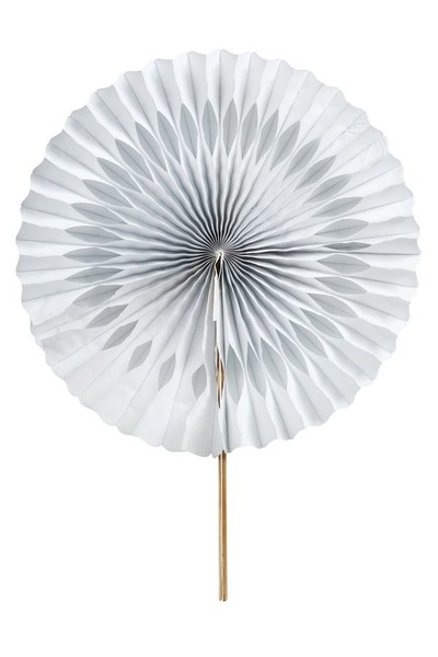 Paper Fans - Round (20cm): Pack of 10