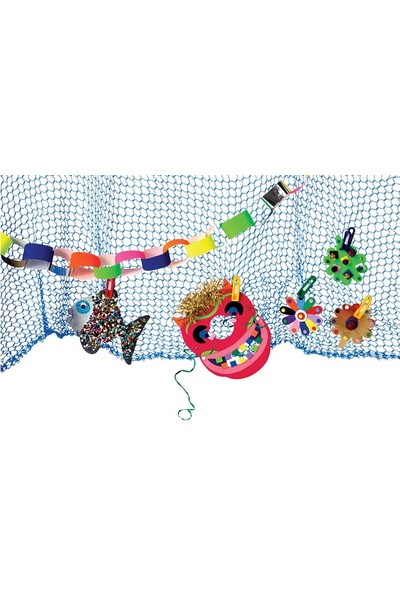 Decorative Fishnet - Blue