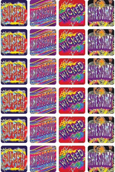 Super Foil Stickers