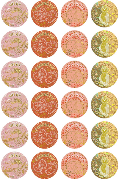 Wonderlands (Land) - Foil Merit Stickers (Pack of 72)