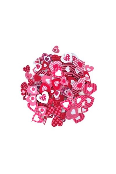 Foam Stickers - Heart (Pack of 120)