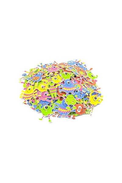 Little Foam Stickers - Monsters (Pack of 100)