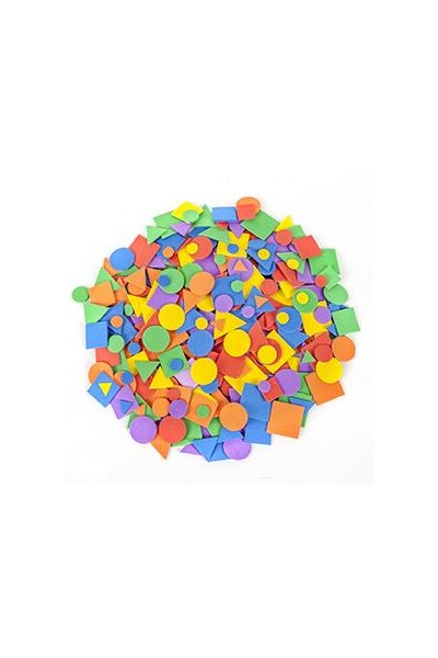 Little Foam Stickers - Shapes Assorted (Pack of 600)