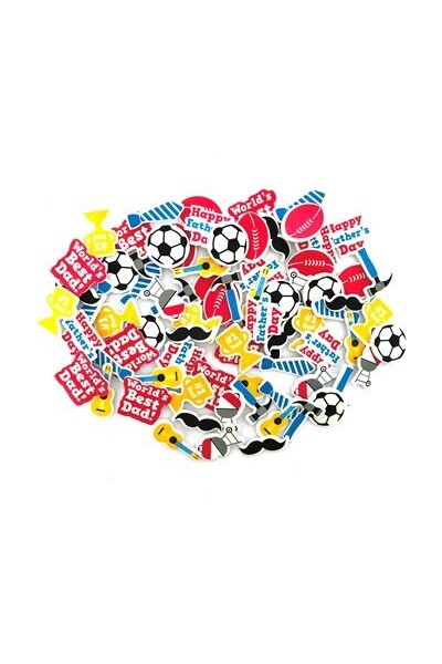 Foam Stickers - Father's Day (Pack of 80)