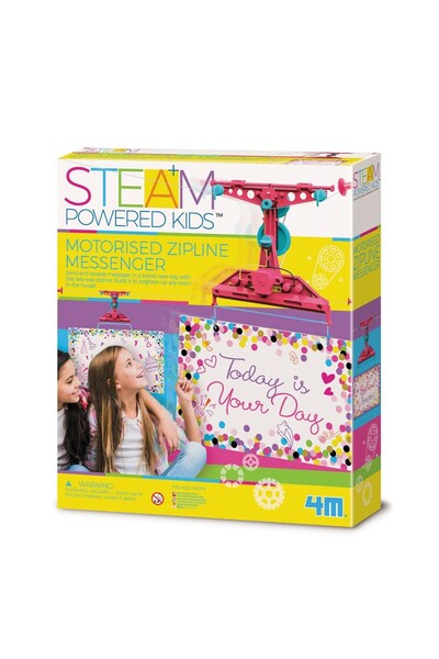 4M - STEAM POWERED KIDS - Motorised Zipline Messenger
