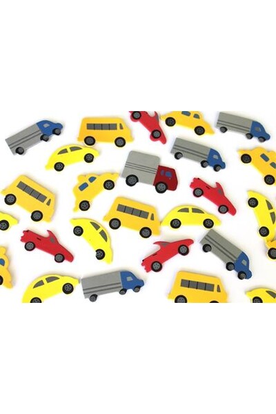 Foam Stickers - Cars (Pack of 102)