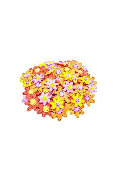 Little Foam Stickers - Flowers (Pack of 88)