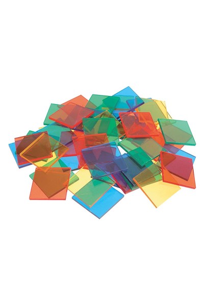 Mosaic Plastic Tiles - Square (Pack of 500)