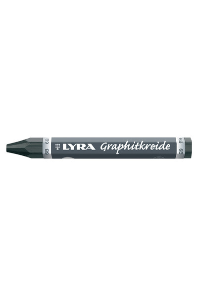LYRA Graphite Crayon 6B Non Water Soluble - Pack of 12