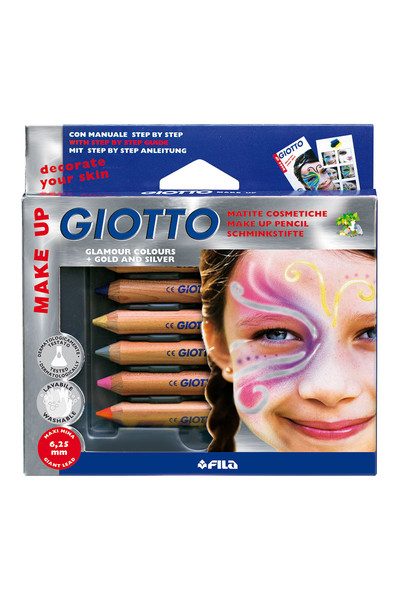 Giotto Make-Up Cosmetic Pearl Pencils: Set of 6