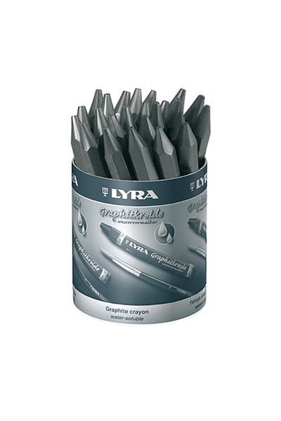 LYRA Graphite Crayon Asstorted Water Soluble - Pot of 24