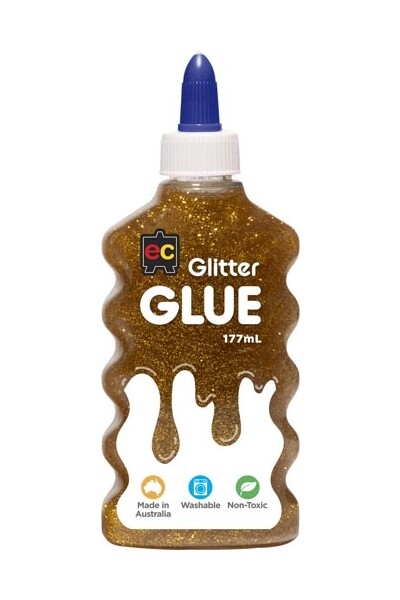 Glitter Glue 177ml - Gold
