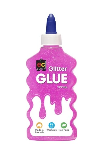 Glitter Glue 177ml - Pink