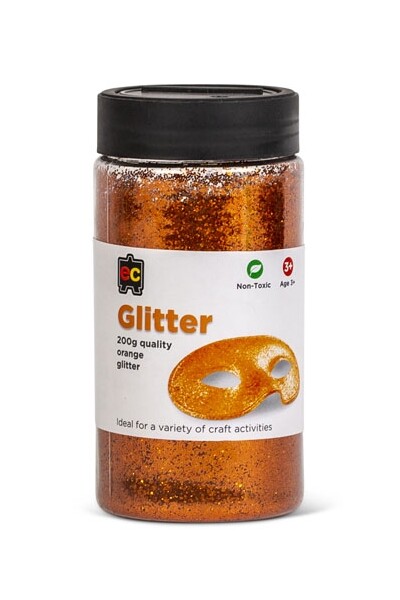 Glitter Jar 200g - Orange