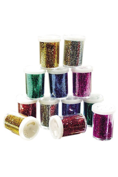 Glitter Pepper Shakers - Pack of 12