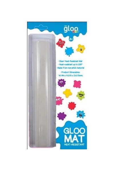 Gloo - Kids Glue Mat Silicone (194 x 270 x 0.75mm)