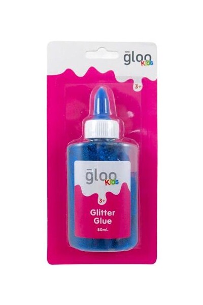Gloo - Kids Glitter Glue: Blue (80ml)