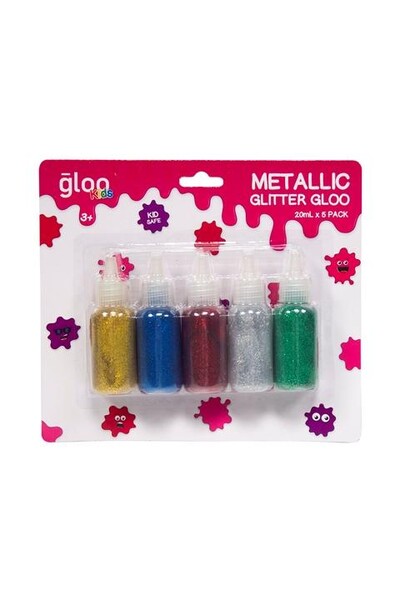 Gloo - Kids Glitter Glue: Metallic (20ml)