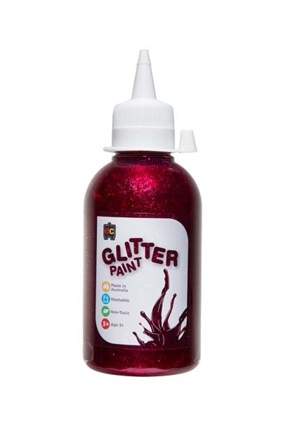 Glitter Paint 250mL - Magenta