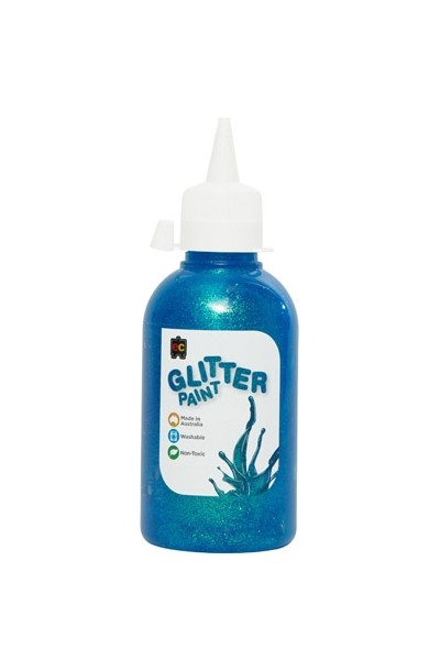 Glitter Paint 250ml - Sky Blue