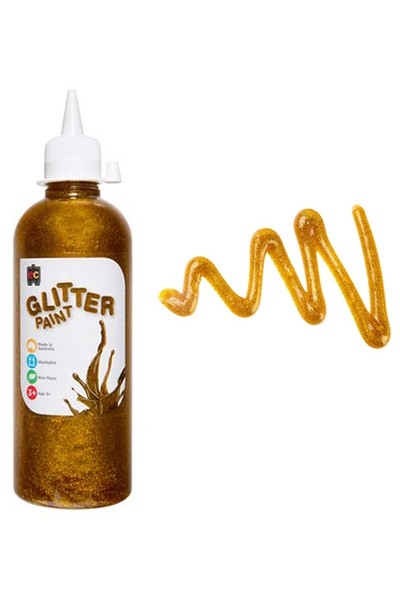 Glitter Paint 500mL - Gold