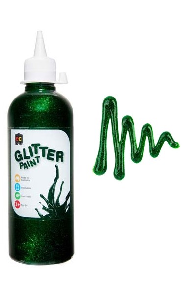 Glitter Paint 500mL - Green
