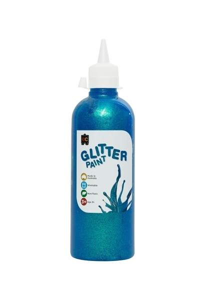 Glitter Paint 500ml - Sky Blue