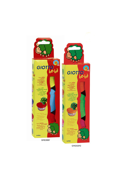 Giotto Be-Be Modelling Dough Rd/Bl/Y
