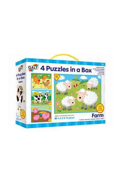 Galt - 4 Puzzles in a Box: Farm