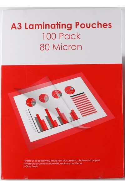 GNS Laminating Pouch - Basic A3 80 Micron (Pack of 100)