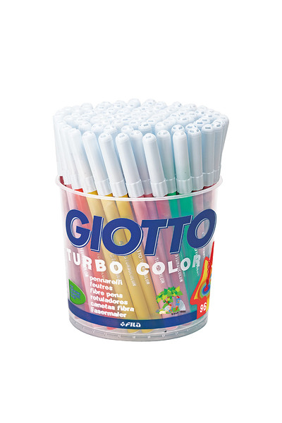 Giotto Turbo Colour Markers - School Pack of 96
