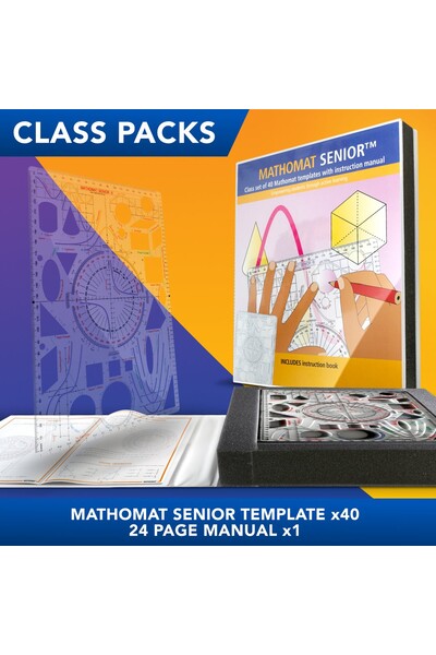 Class folder - 40 Mathomat Senior Geometry Templates
