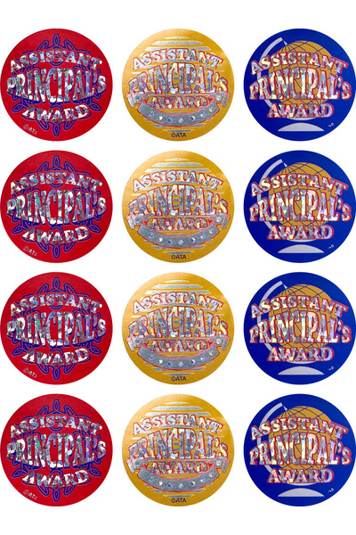Assistant Principal's Foil Glitz Award - Pack of 300
