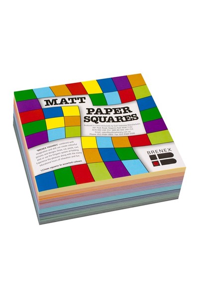 Matt Paper Squares - 127mm (Pack of 360)