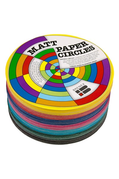 Matt Paper Circles - Assorted (Pack of 500)