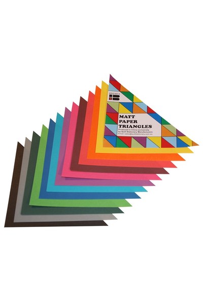 Matt Paper Triangles - Pack of 720
