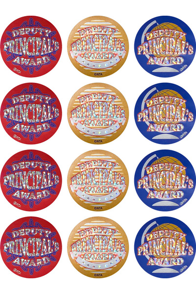 Deputy Principal's Foil Glitz Award Stickers - Pack of 72