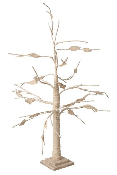 Hessian Display Tree - Natural (100cm)