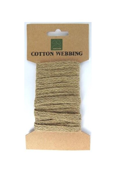 Cotton Webbing Natural 