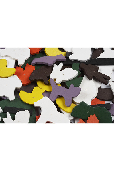 Hammer-It - Farm Wooden Shapes 150 pieces